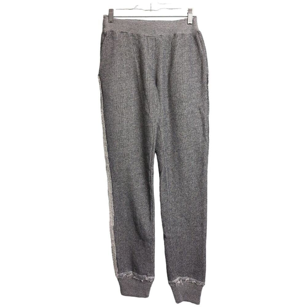 Nation Ltd Gray Side Stripe Elastic Waist Ankle Sweatpants Small (Est.)